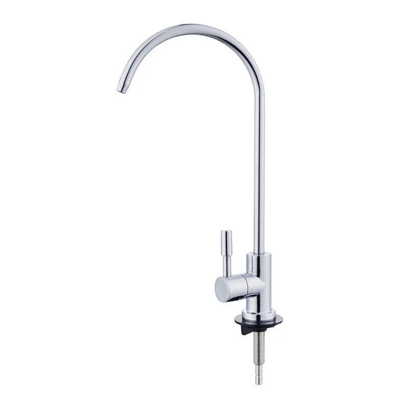 

1/4 Inch Stainless Steel Faucet Water Filter Tap For Kitchen Sink Rotation Faucet Fast Connection Drinking Water