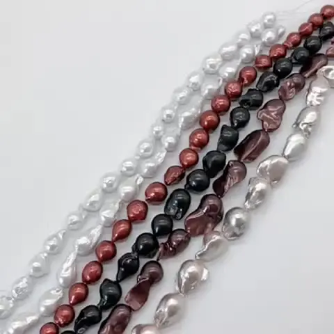 

11-16mm wholesale baroque real freshwater pearls bead string strands