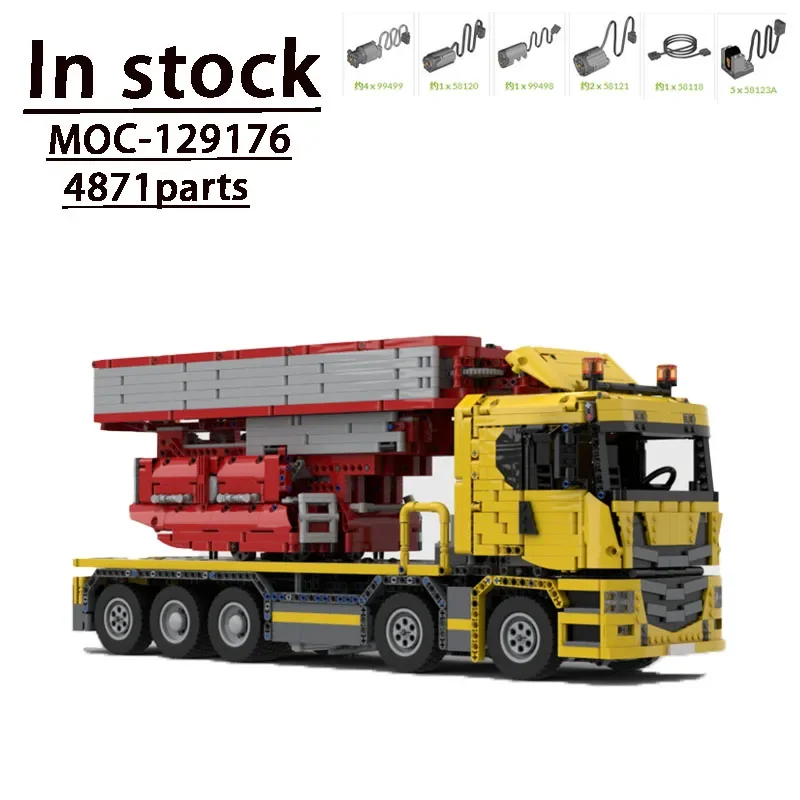 MOC-129176 City высокоскоростной мост R 770 модель автомобиля для моста • 4871 деталей