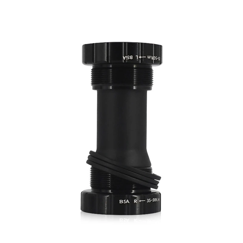 

Вал горного велосипеда, полые встраиваемые зубья, вал с резьбой 68-73 мм, Аксессуары для велосипеда, черный