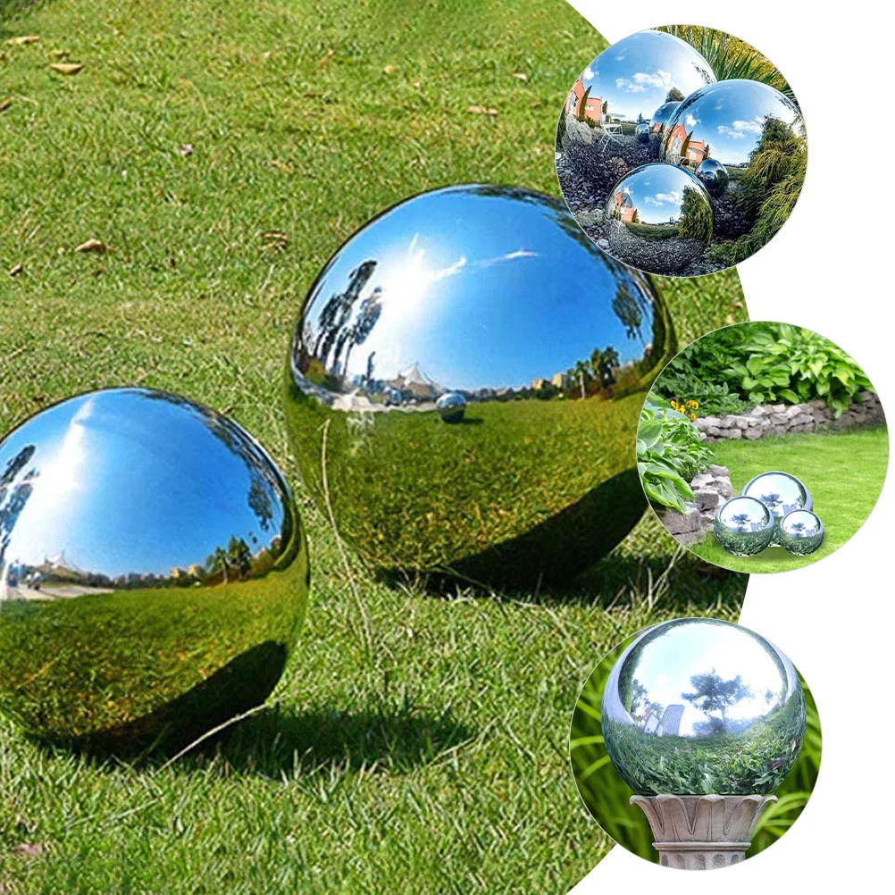 5pcs Hollow Decors Garden Ornaments Hollow Round Spheres Outdoor Garden Decors for Decoration Present Outdoor Use images - 6