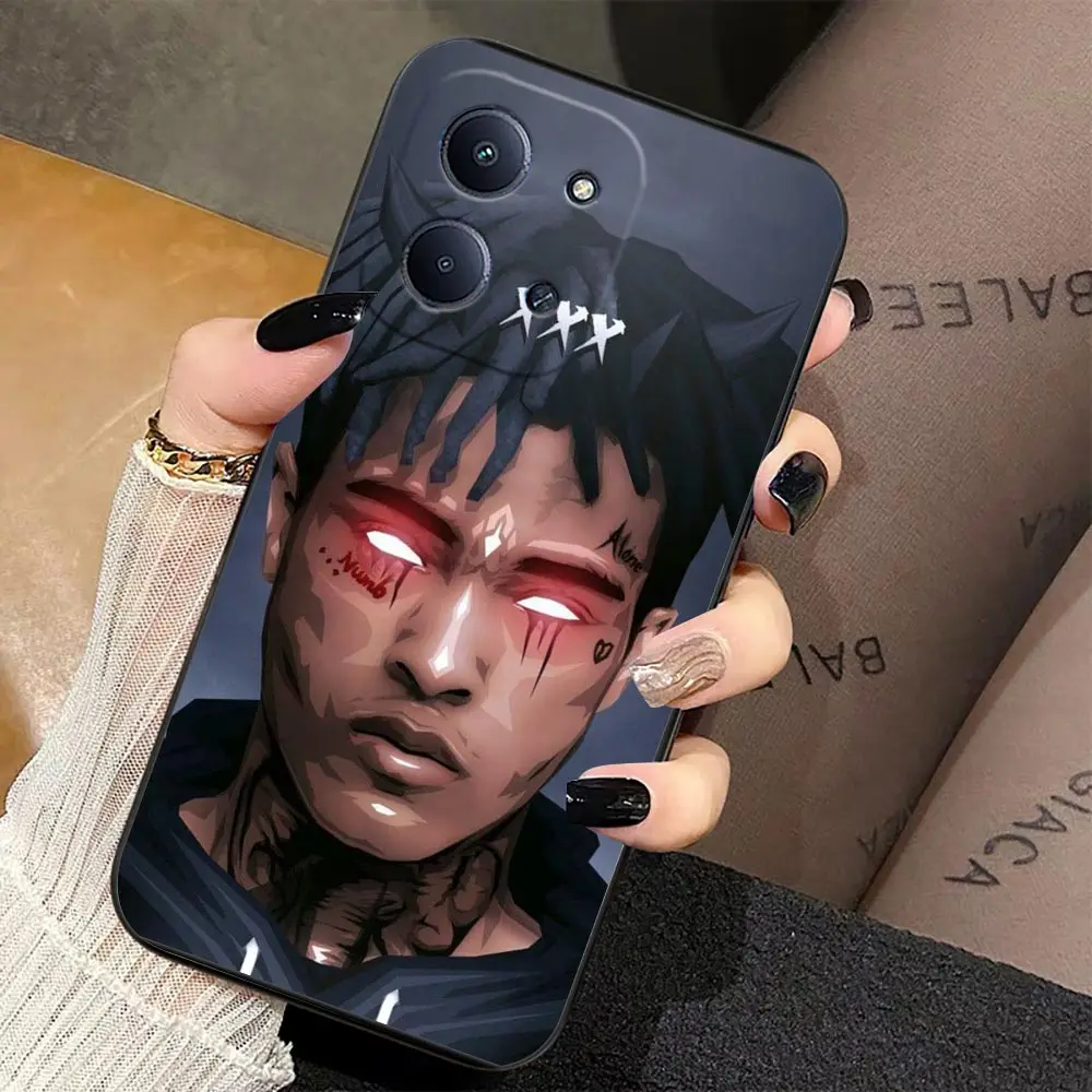 Чехол для телефона Xiaomi Redmi Note 15 14 13 12 12S 11 11S 10 10S 9 Pro PLUS DIY Funda Shell Coque Cover Singer X-XXXTENTACION 17 (art.: 3920dccbaf7bf) - 3920dccbaf7bf