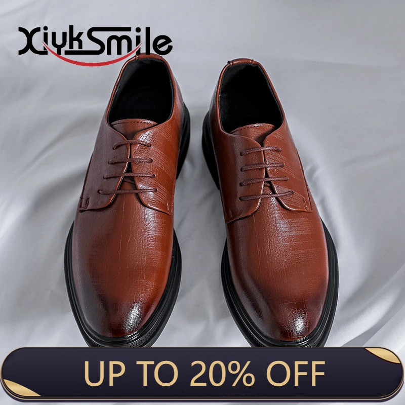 

2022 new leather shoes men's British pointed toe thin velvet business soft bottom comfortable wedding bridal dress shoes