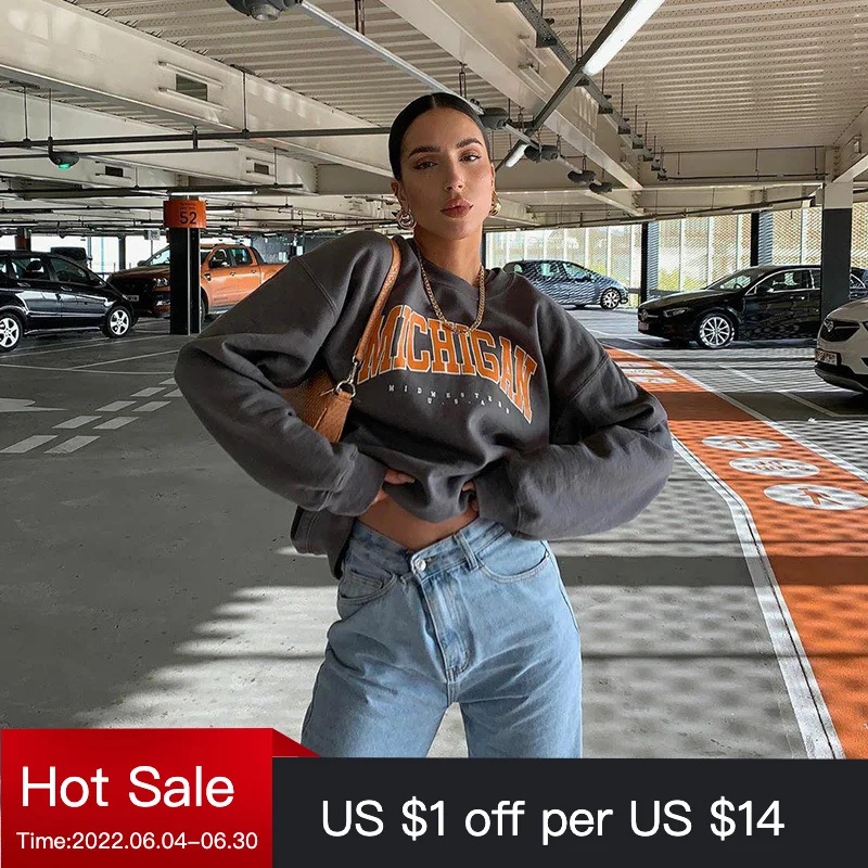 

Свитшот женский с длинным рукавом, х/б