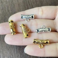 1017mm tibetan silver gold classic three way bifurcated small pendant diy handmade jewelry crafts connector making accessories