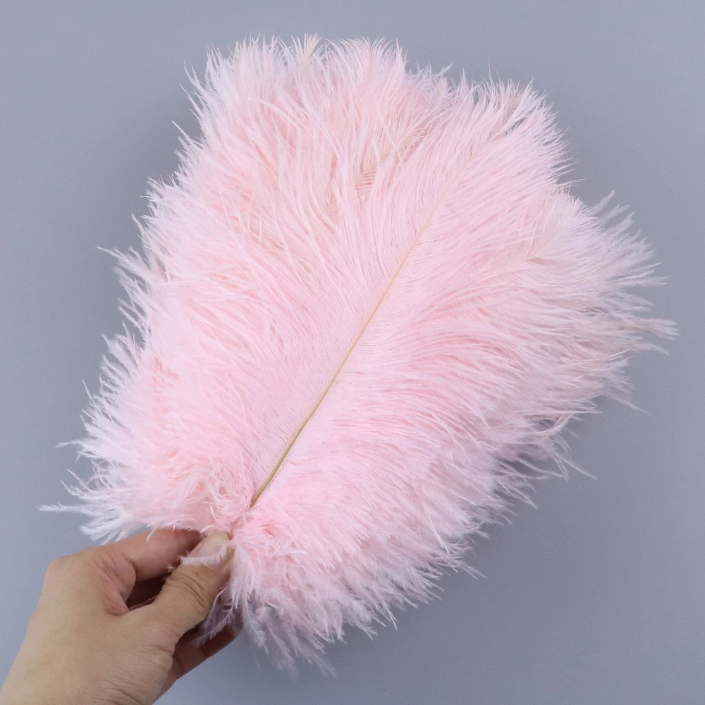 

20-25CM Colorful Real Ostrich Feather Plumas Marriage Wedding Accessories Decorativas Table Centerpiece Decoration Holiday Party