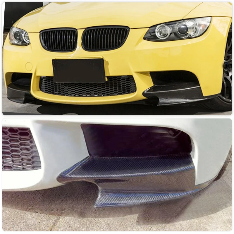 Передний бампер из углеродного волокна разделители клапаны Cupwings для BMW 3 серии E90