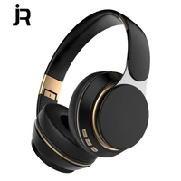 foldable wireless stereo headphoneshifi bluetooth headset pu leather earmuffs noise cancelling audio accessories for smartphone