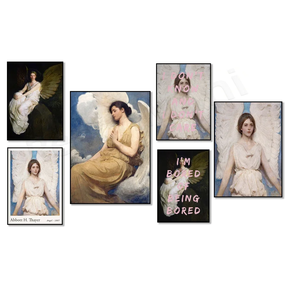 Антикварные художественные принты Американский художник Выставочный постер