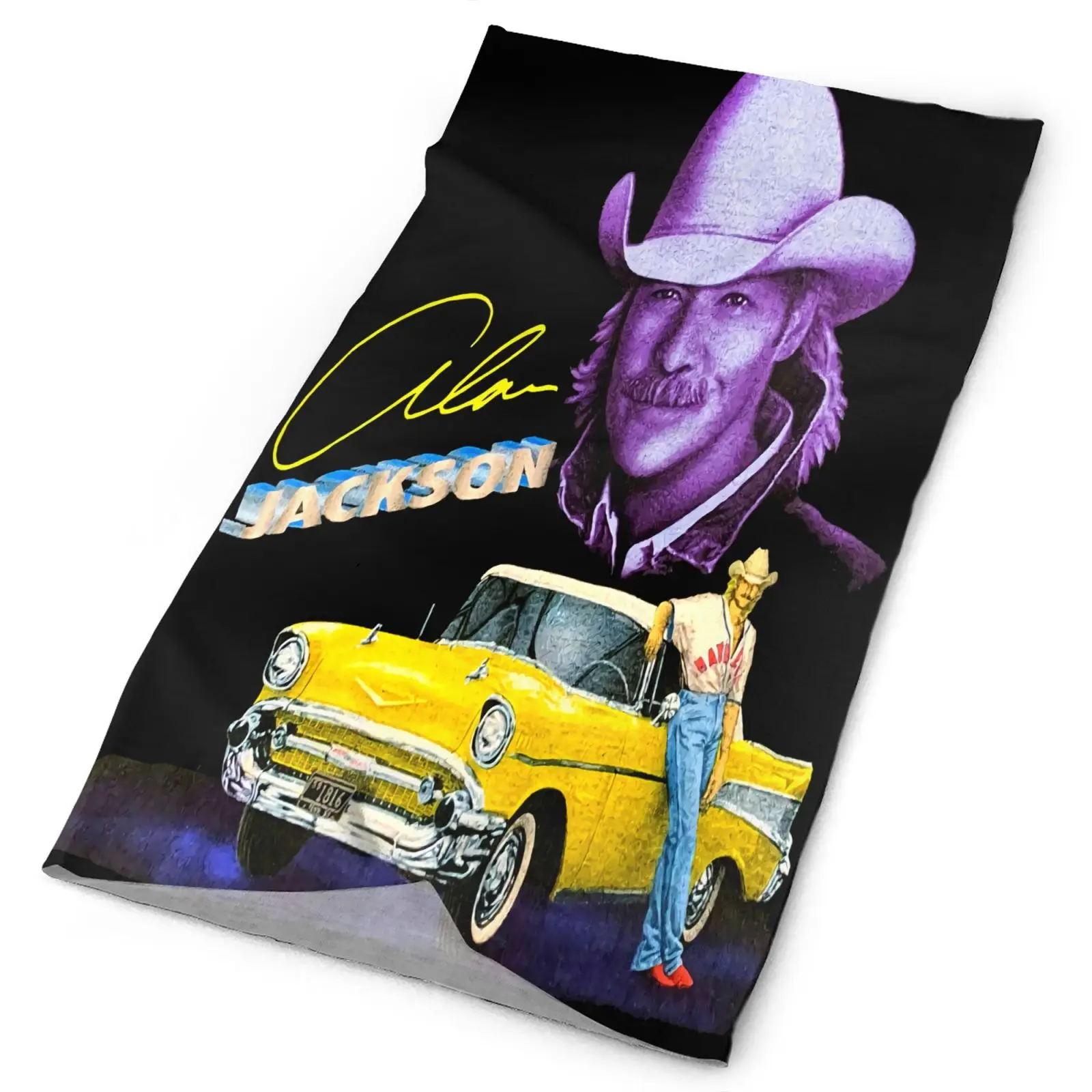 

Мужская бандана Alan Jackson Tour концерт L1199, маска для лыж, обогреватель для шеи, искусственная кожа, бандана, повязка на голову, 90