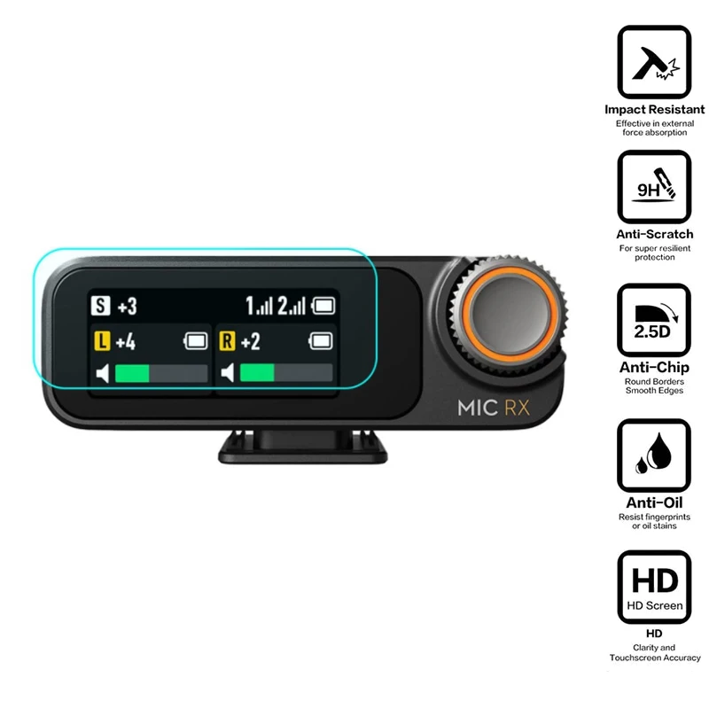 Жесткая Внешняя защита для экрана дисплея беспроводного микрофона Dji Mic 2