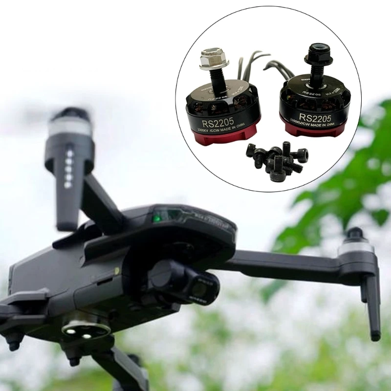Бесщеточный двигатель RS2205 2300KV для 2-6s FPV QAV250 X210 аксессуар мультикоптера Прямая