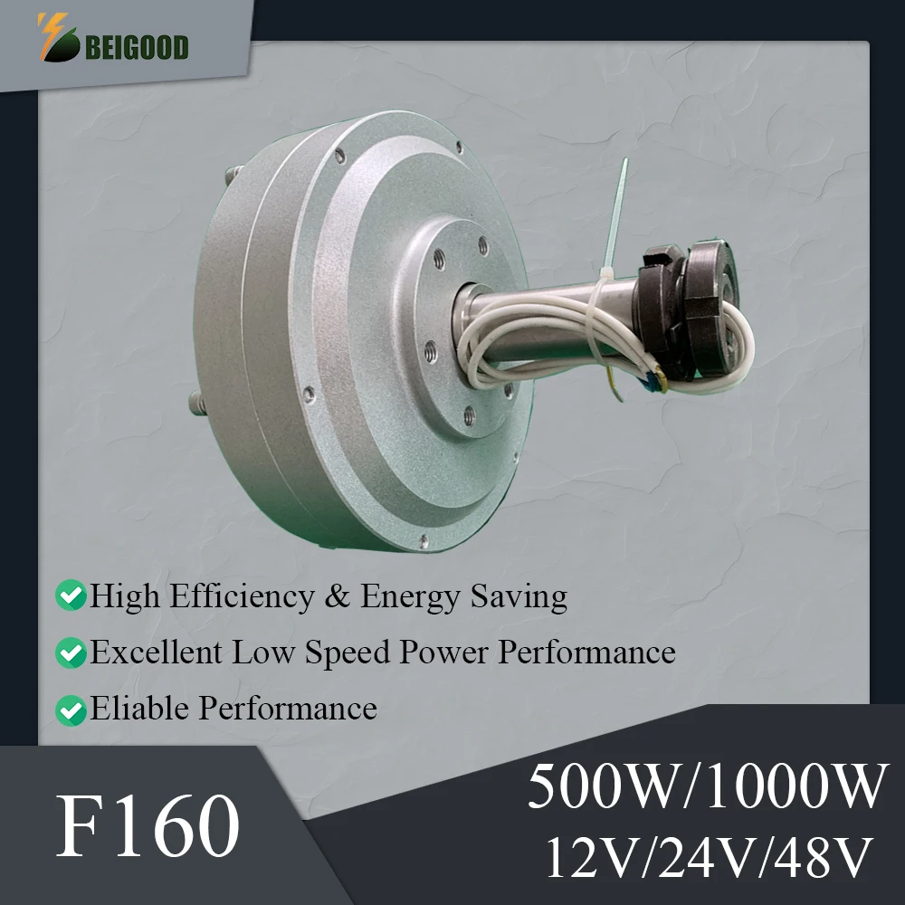 

500W/1000W Rare Earth Permanent Magnet Generator 12V 24V 48V AC Alternator Wind Turbine High Efficiency Alternative Energy