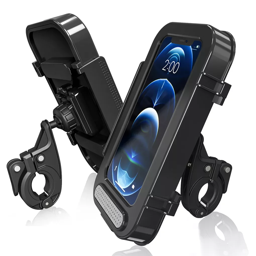 

Bike Cellphone Handlebar Mount Waterproof Adjustable Motorcycle Handle Bar Mobile Phone Holder Cycling Phone Stand