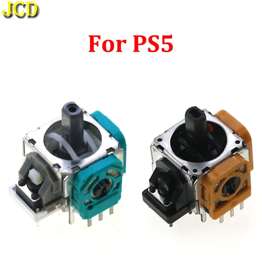 

JCD 1pcs 3pin 3D Analog Joystick Thumb Stick Replacement Repair Part Sensor Module Potentiometer For PS5 Controller Accessory