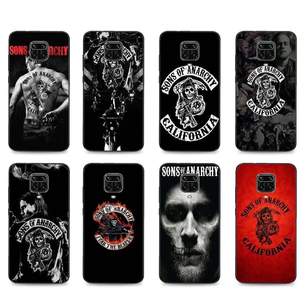 Чехол для телефона S-Sons of A-Anarchy TV Xiaomi Mi 5X 8 9 10 11 12 lite pro 10T PocoX3pro PocoM3 Note