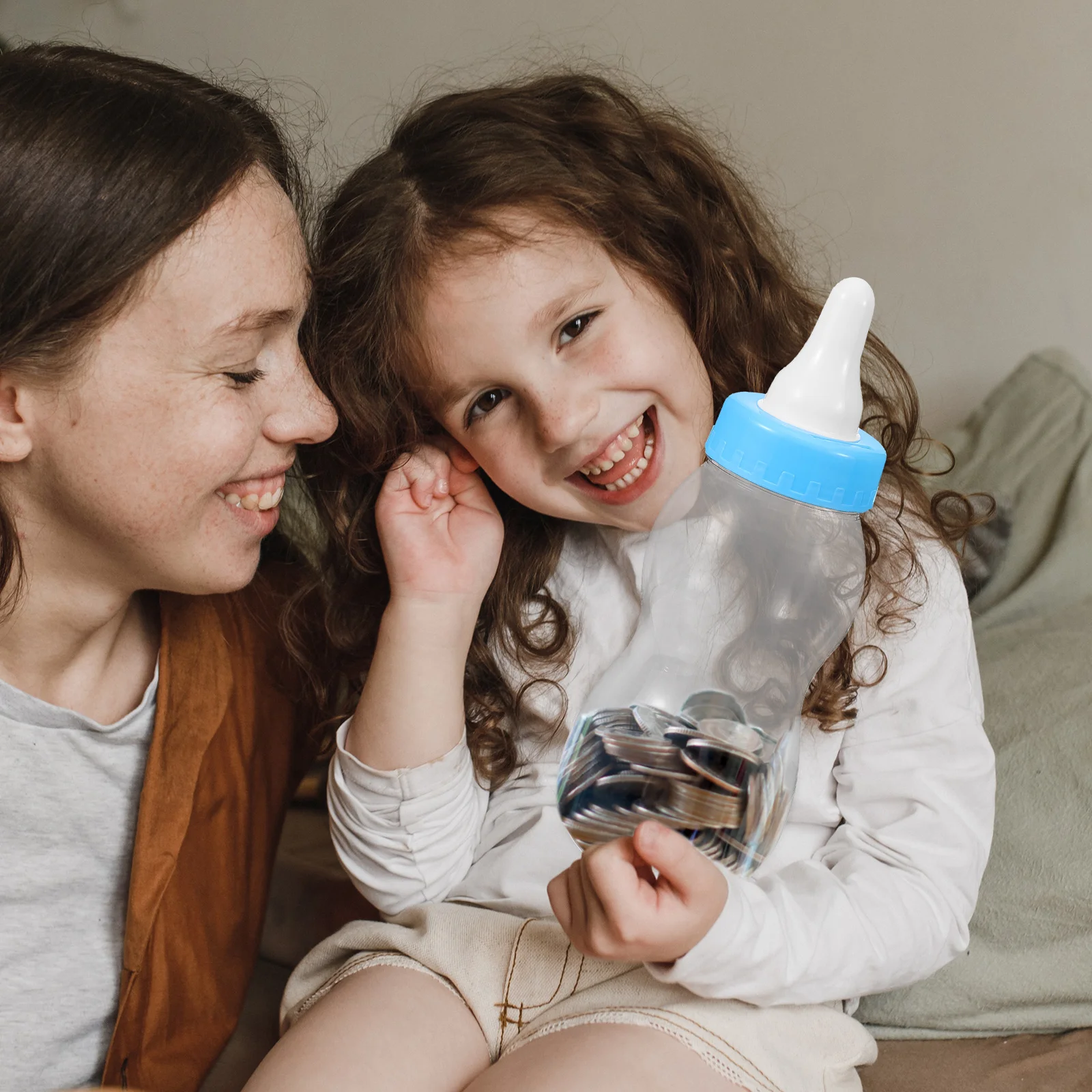 Забавная детская бутылочка-копилка милая копилка принадлежности настольное