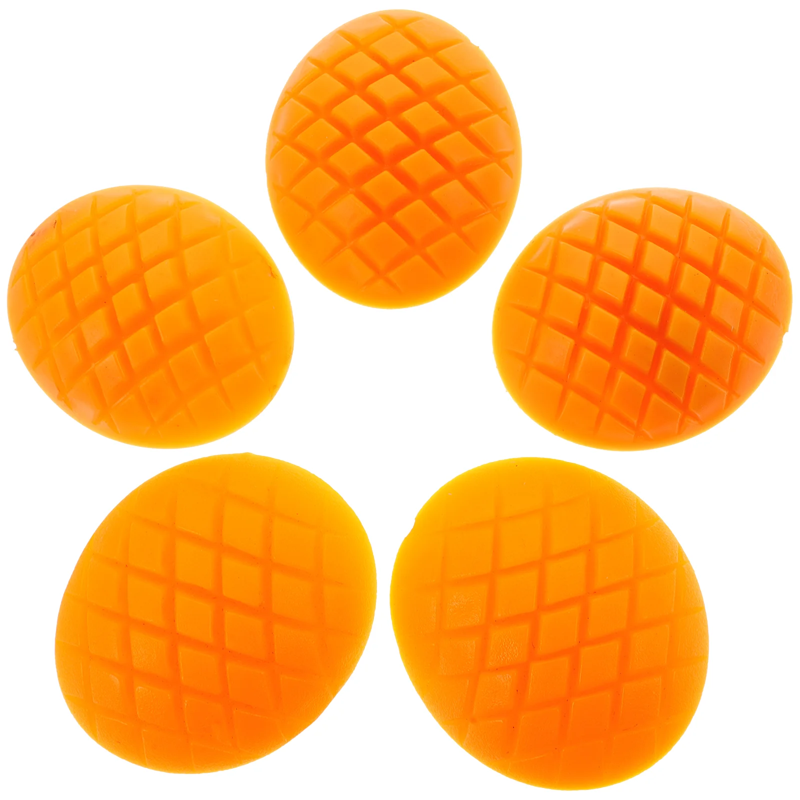 

5Pcs Fake Mango Slice Models Supermarket Artificial Mango Slice Models Props
