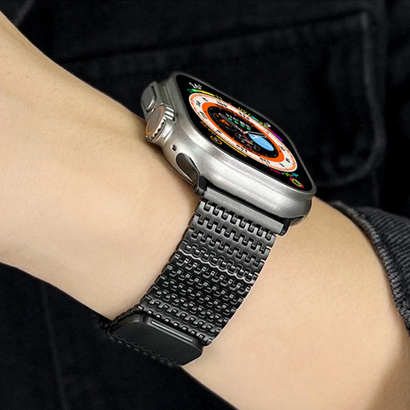 For Apple Watch Band Magnetic Strap Ultra 49mm Replacement Bracelet For iwatch 8 7 6 5 se 4 45MM 44MM 42MM 41MM 40MM 38MM Series