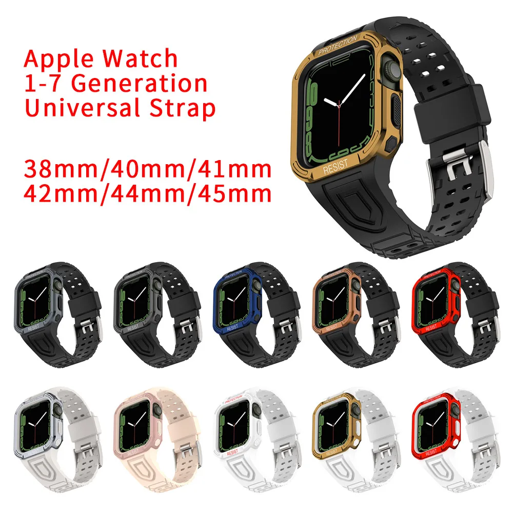 

Strap For Apple Watch band 44mm 45mm 42mm iWatch 40mm 38mm 41mm correa watchband bracelet apple watch serie 7 6 5 4 3 2 1