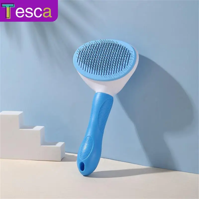 

Refreshing Hair Removal Pet Dog Cleaning Brush Round Comb Hair Massage Comfortably Pet Self-cleaning Comb Universal Pet Comb