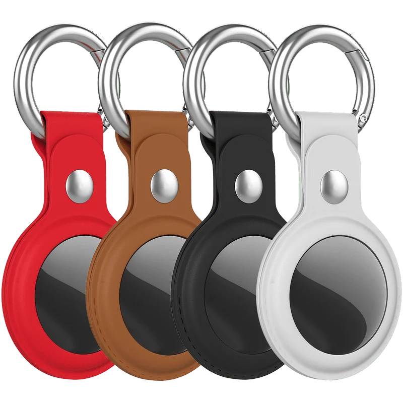 

Pack] Waterproof Airtag Keychain& Air Tag Holder, Protective Tracker Case with Loop Key Ring AirTags,IPX8 Airtag Cover for Wall