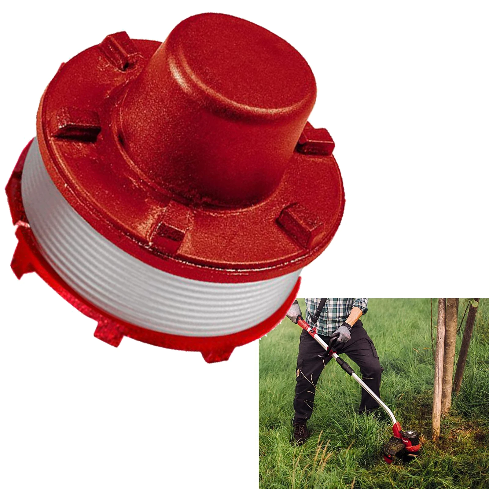 

Катушка для триммера для травы Einhell GE-CT 36/30 Li E SOLO AGILLO 36/255 BL AGILLO 18/200, сменная шпуля для триммера для травы, 1 шт.