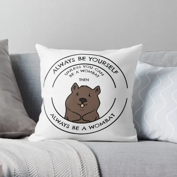 

Наволочка Wombat с принтом одежды, декоративная мягкая поясная декоративная подушка для спальни, гостиницы, квадратные искусственные подушки в комплект не входят