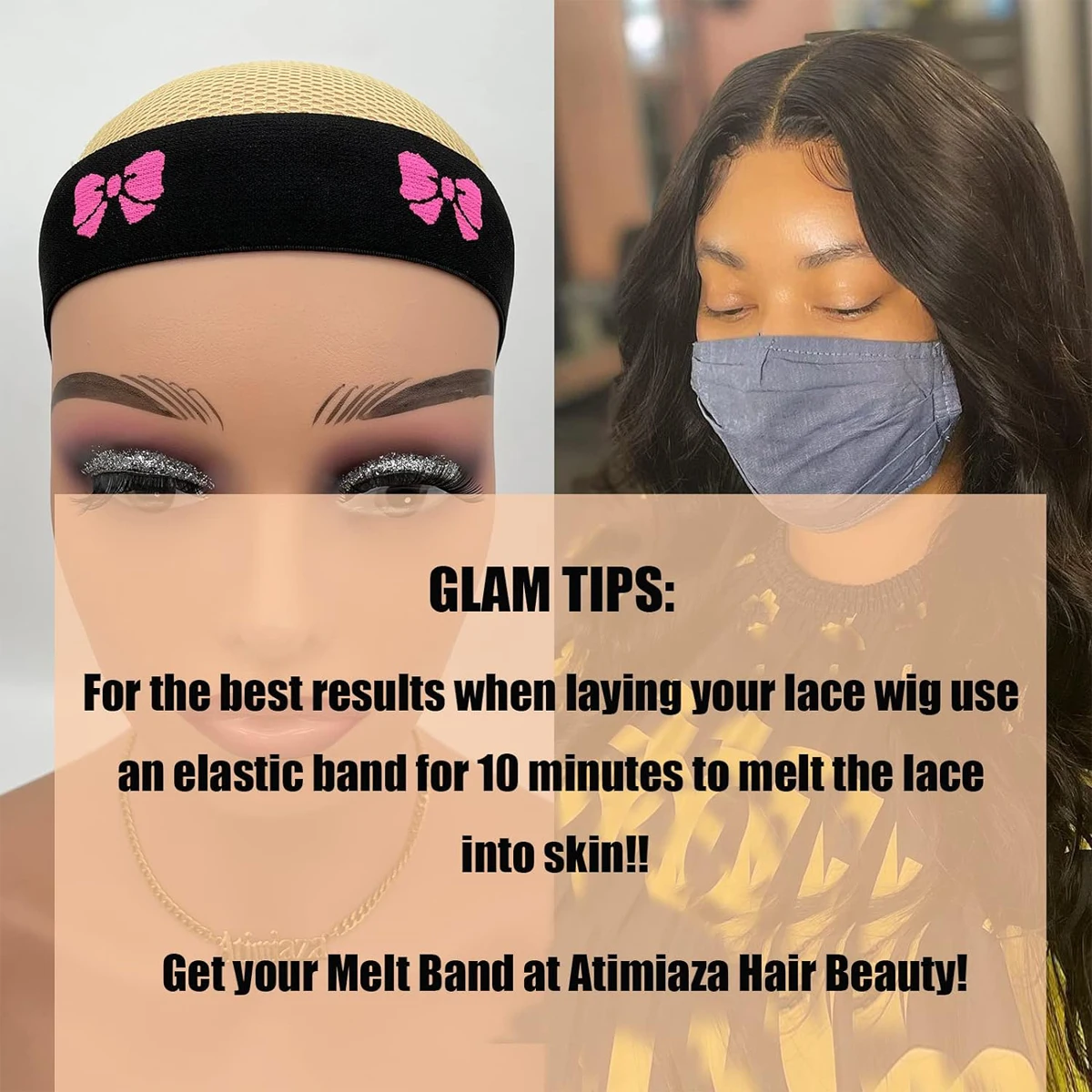 1 шт. Женская эластичная лента для волос