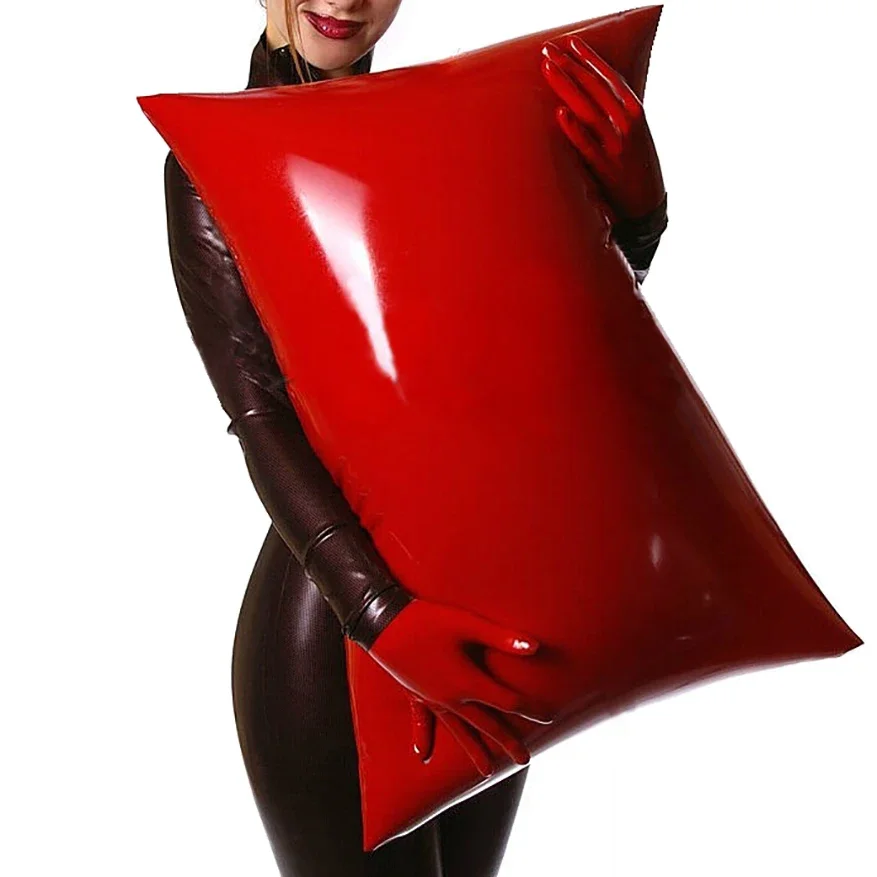 Водонепроницаемая латексная наволочка Gummi резиновая фетиш-подушка ручной работы