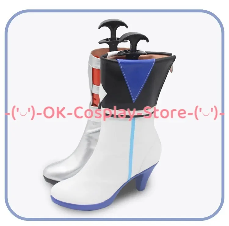 Ouro Kronii обувь для косплея из искусственной кожи Хэллоуин карнавальные ботинки Vtuber