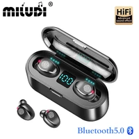 wireless headphones earphone bluetooth fidelity sports earbuds apply to xiaomi oneplus huawei redmi iphone sony phone tws f9 8
