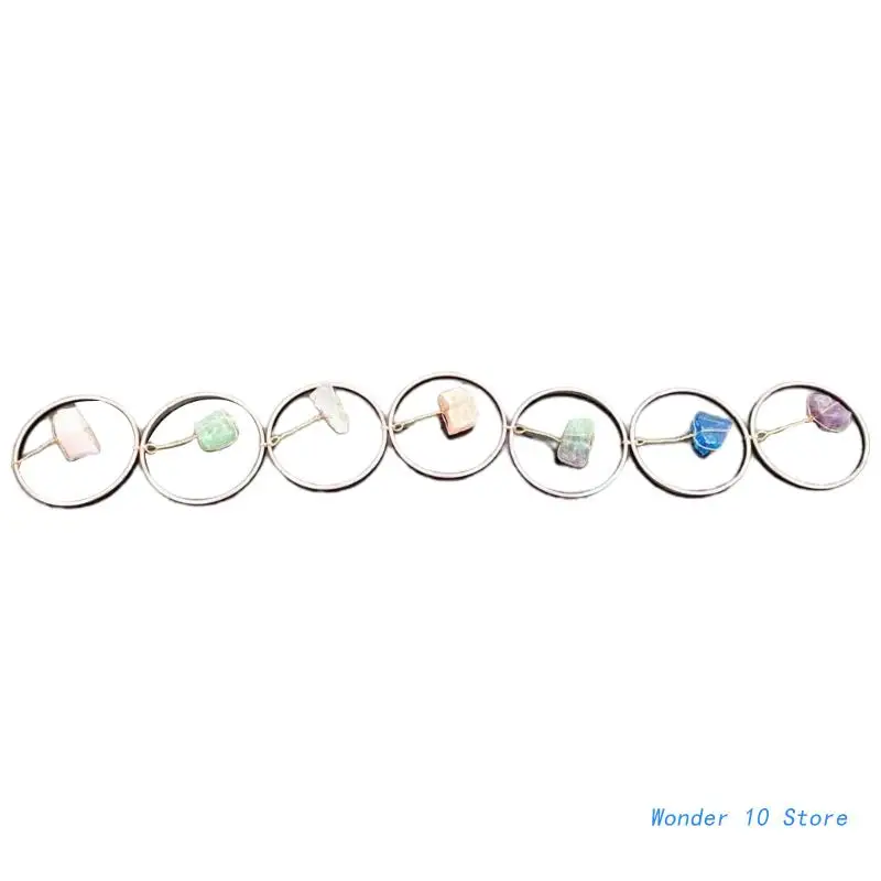 

Настенный декор из 7 драгоценных камней, подвеска, подарки для детей, девочек, мальчиков