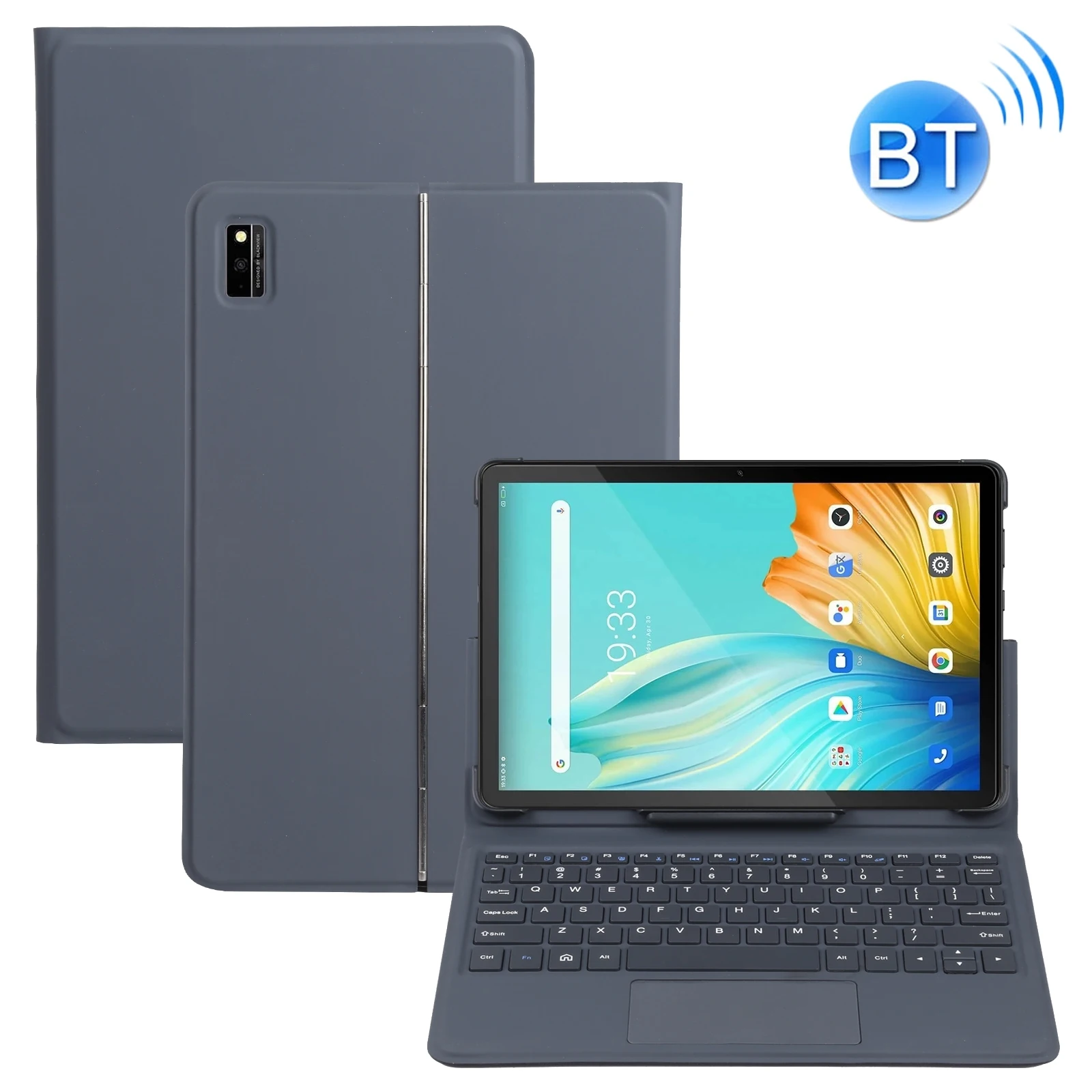 Funda de cuero para tableta Blackview Tab 9 4G, cubierta desmontable y magnética con teclado y Bluetooth, con soporte para Blackview Tab 10