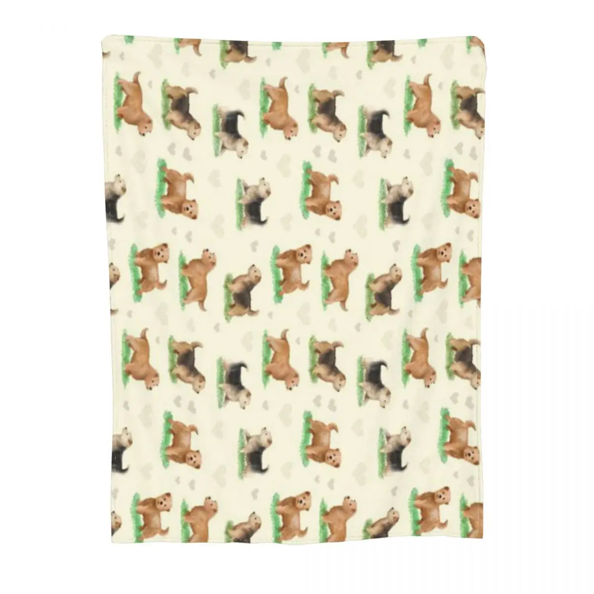 Ультра-мягкое Флисовое одеяло с микро-изображением Норфолка терьера