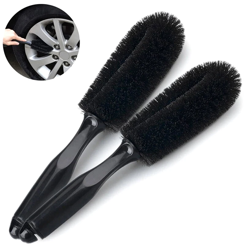 

Car Wheel Brush Tire Cleaning Brushes Tools Car Rim Scrubber Cleaner Duster Handle Motorcycle Truck Wheels Detailing Brush