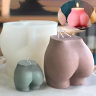 Большая силиконовая форма для свечей, художественные формы для эпоксидной смолы с человеческим телом, форма для свечей, аксессуары для украшения дома