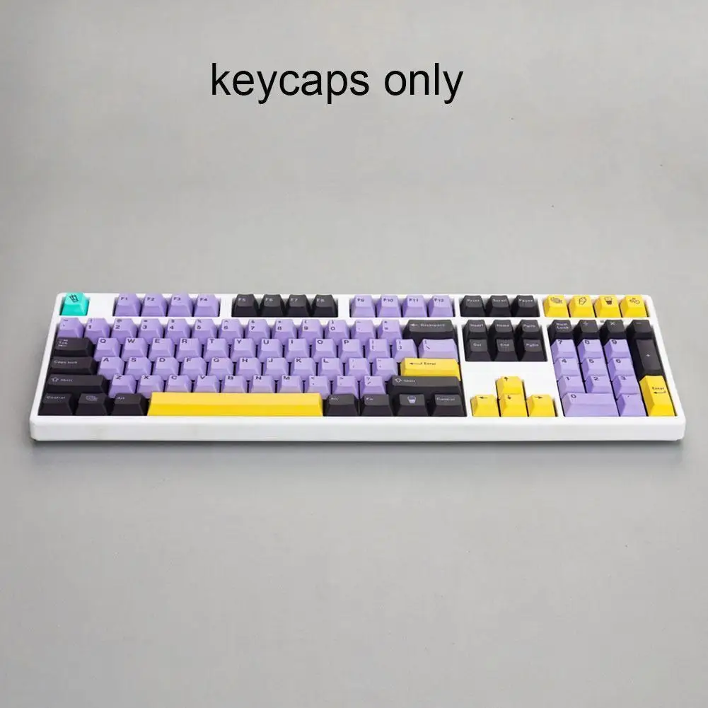 

Gmk Taro Keycaps 129 Keys Dye-sub Profile Pbt Keycaps For Gateron Mx Switches Mechanical Keyboards X9v8