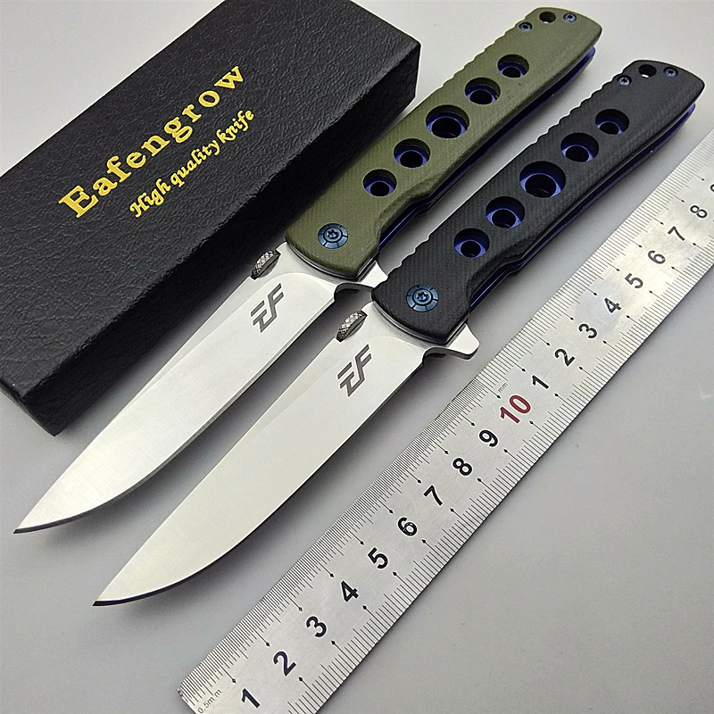 Складной нож Eafengrow EF27 тактический карманный Клинок с лезвием D2 рукоятка G10 для