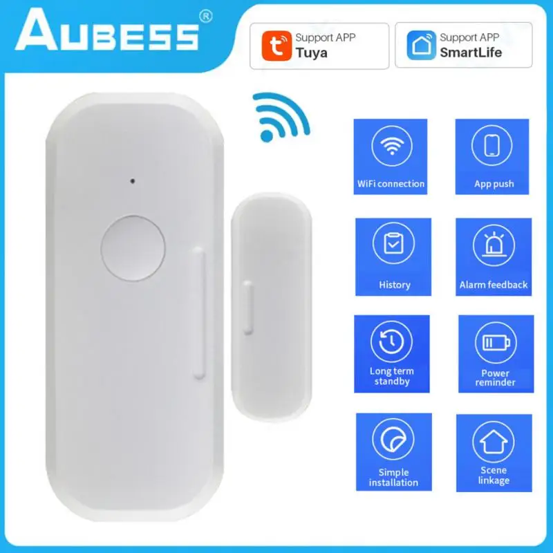 

Умные детекторы открытия/закрытия дверей, совместимы с приложением Smart Life 2022 Tuya