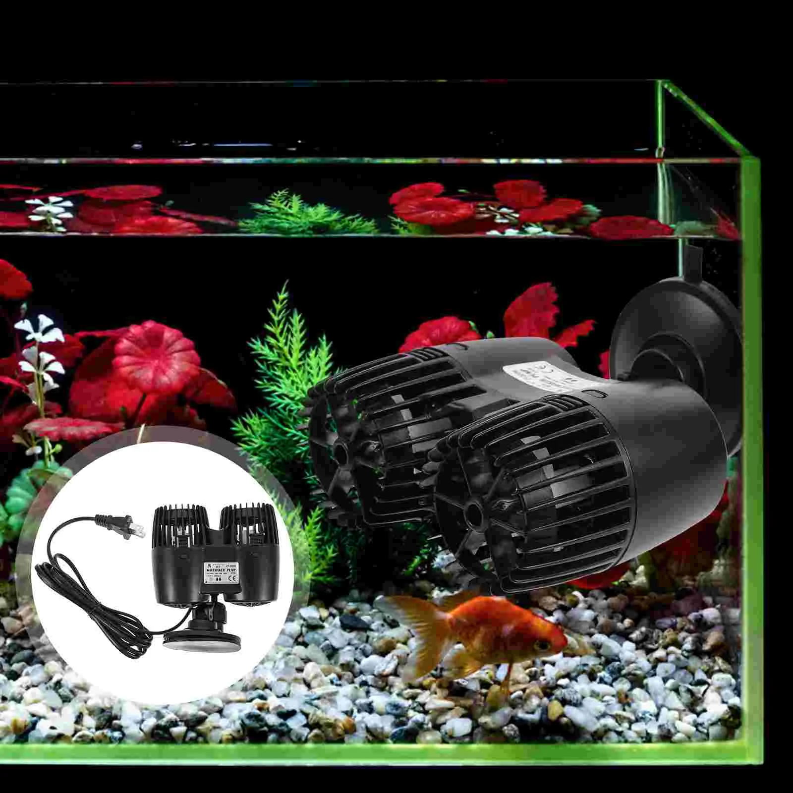 Аквариумный насос для создания волн присоска циркуляционный серфинга в