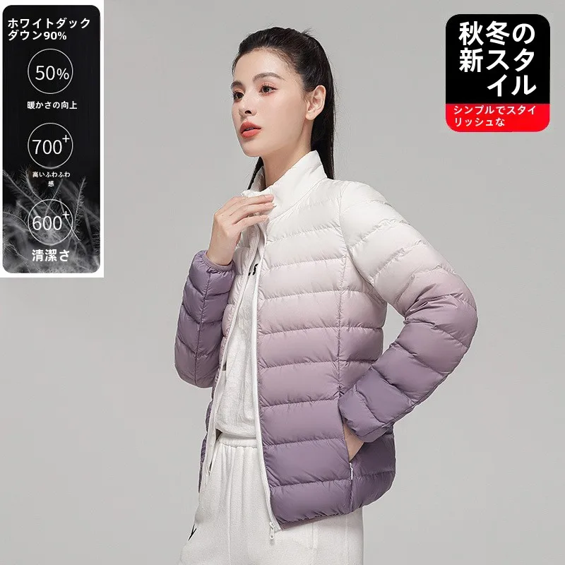 Вы знаменитый продукт высококачественный пуховик 90 с бархатным градиентом