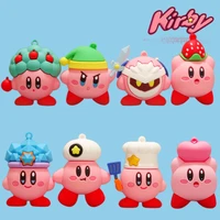 kirby figure anime kawaii pink cute figurines collectibles action figures ornaments decorate pvc christmas gift for children