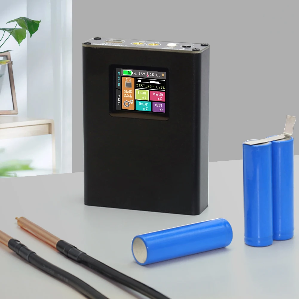 

Handheld Spot Welder for 0.1-0.25mm Nickel Spot Welding Machine Digital Display Small Spot Welder 18650 Lithium Battery DIY Kits