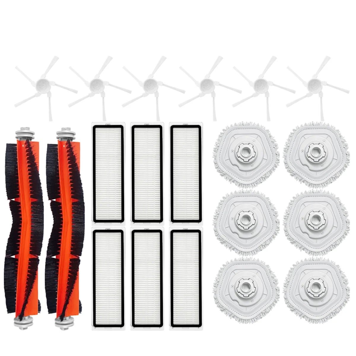 Насадка на швабру для робота-пылесоса Bot W10/W10 Pro фильтр НЕРА круглая щетка