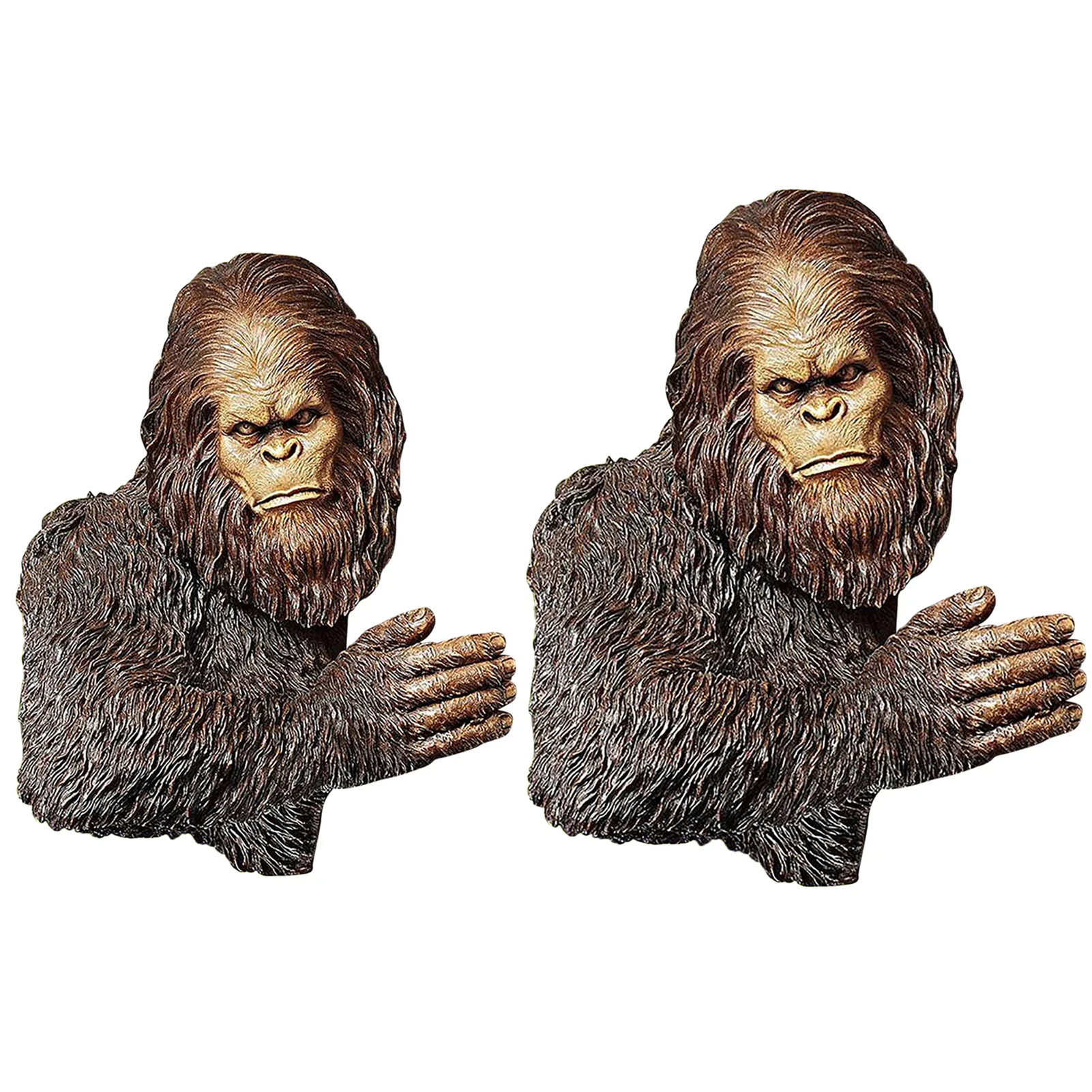 

Трехмерная Статуэтка Bigfoot The Bashful, искусственное украшение для сада, двора, украшение для дерева