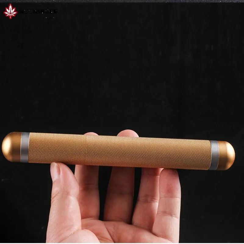 

MOONSHADE New Aluminum Cigar Tube Waterproof 175mm Cigar Moisturizing Tube Cigar Accessories Smoking Supplies Accessories Gift
