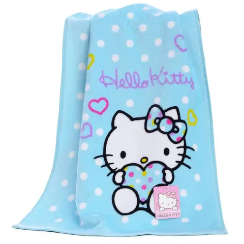 Hello Kitty полотенце для рук мультяшное милое розовое полотенце для лица с принтом полотенце для девочек Sanrio Kawaii полотенце для ванной