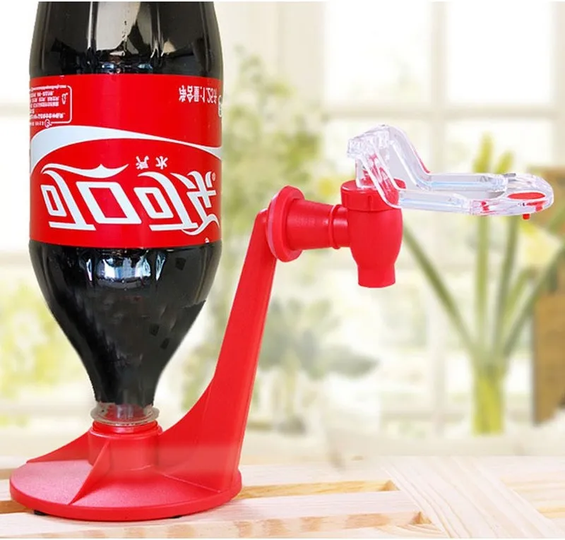 

The Magic Tap Saver Soda Dispenser Bottle Coke Upside Down Drinking Water Dispense Party Bar Kitchen Gadgets Drink Machines