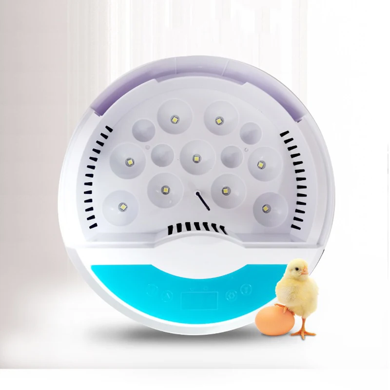 

Mini 9 Egg Incubator Farm Hatching Digital Temperature Humidity Automatic Control Brooder Poultry Quail Chicken Duck Bird LED